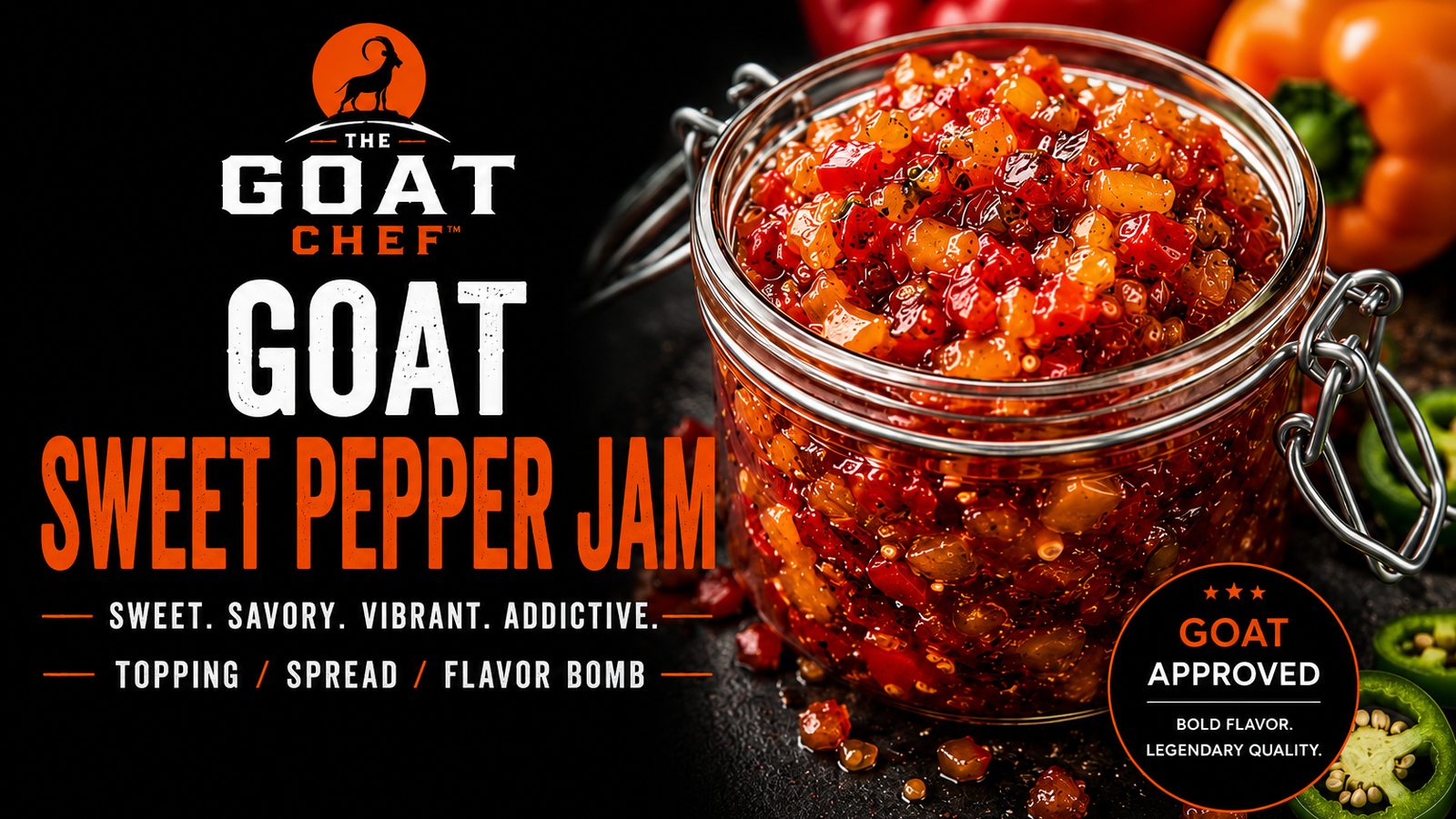 GOAT Sweet Pepper Jam