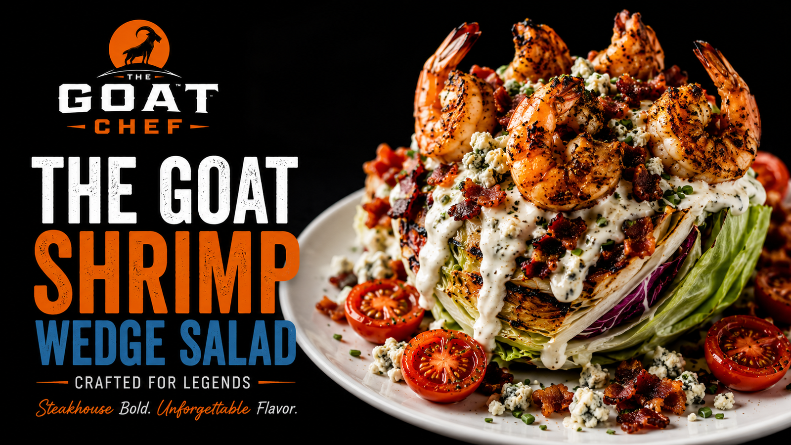 GOAT Shrimp Wedge Salad Recipe | THE GOAT CHEF™